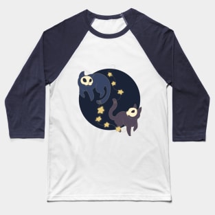 Cloudy Creatures Baseball T-Shirt